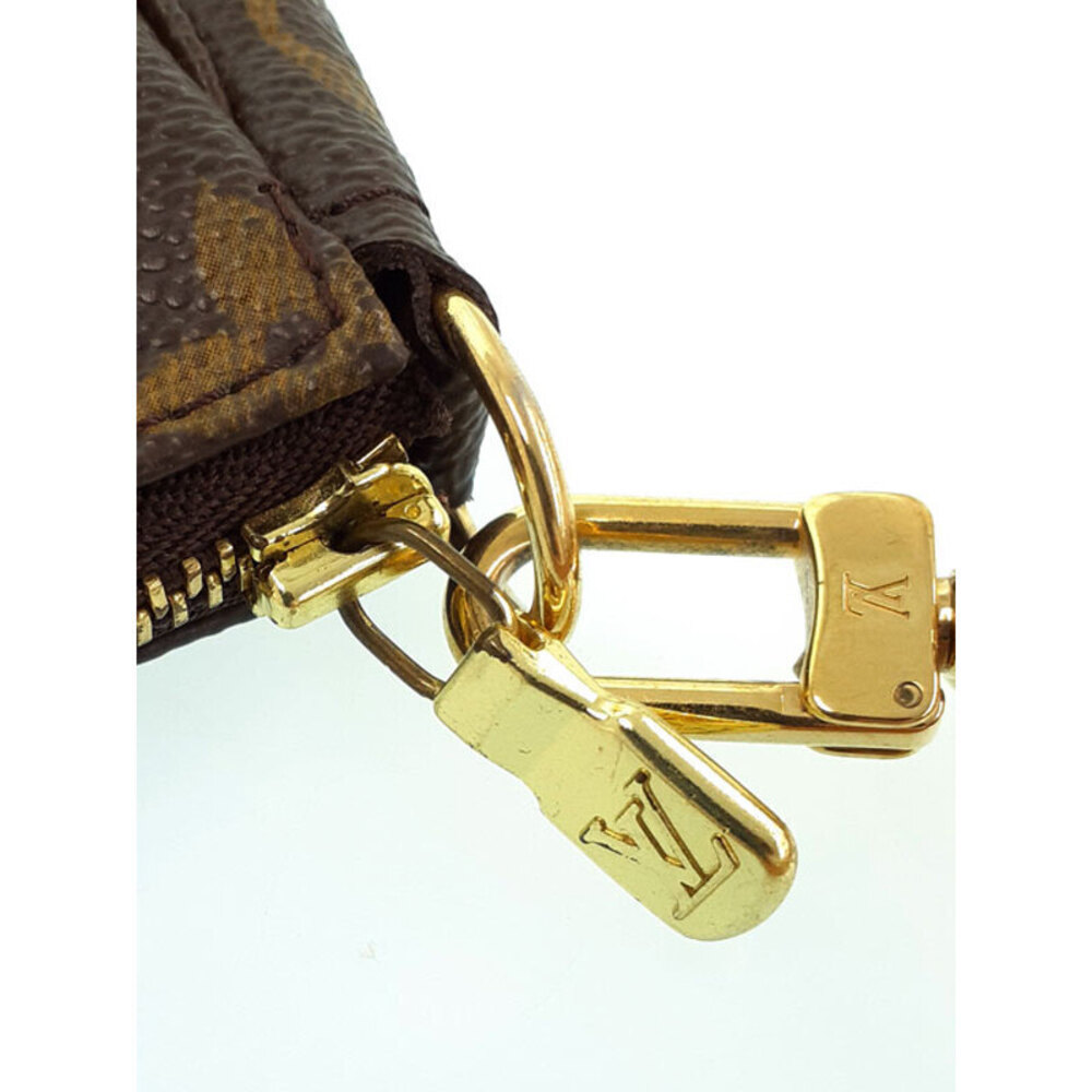 Louis Vuitton Monogram Leather Brown Pochette Accessoires Shoulder Bag - Picture 6 of 8